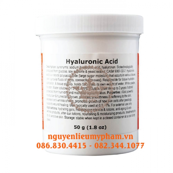 Bán Hyaluronic Acid – Cung Cấp Nguyên Liệu Mỹ Phẩm Chống Lão Hóa