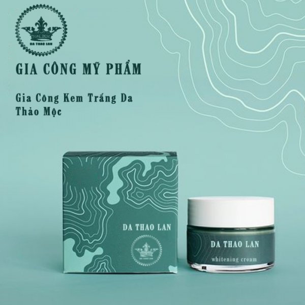 Gia Công Kem Trắng Da Thảo Mộc