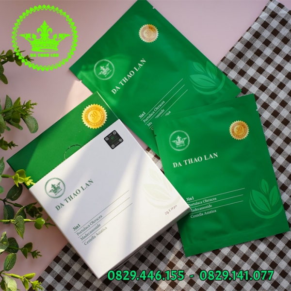 Gia Công Mặt Nạ Tế Bào Gốc Rau Má Phục Hồi Da