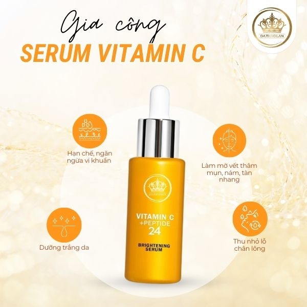 Gia Công Vitamin C Trắng Da