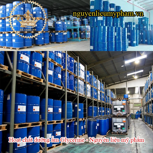 Hoạt chất dưỡng ẩm Glycerine- Nguyên liệu mỹ phẩm trắng da, hoạt chất dưỡng ẩm da thiên nhiên